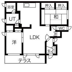 当別駅 徒歩9分 1階の物件間取画像